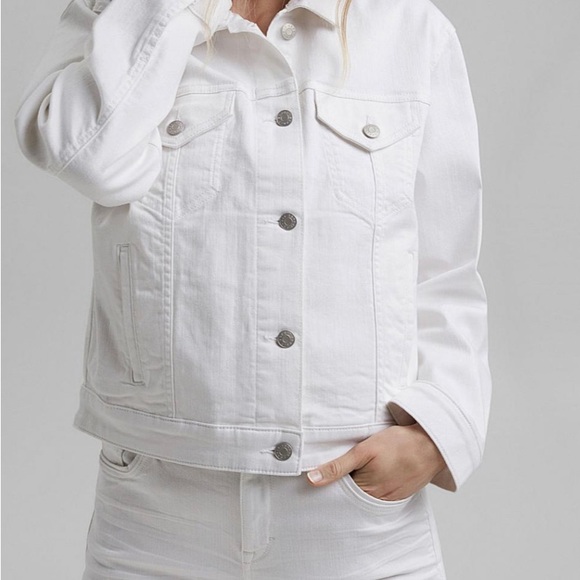 Esprit Jackets & Blazers - Vintage Esprit White Denim Jean Jacket